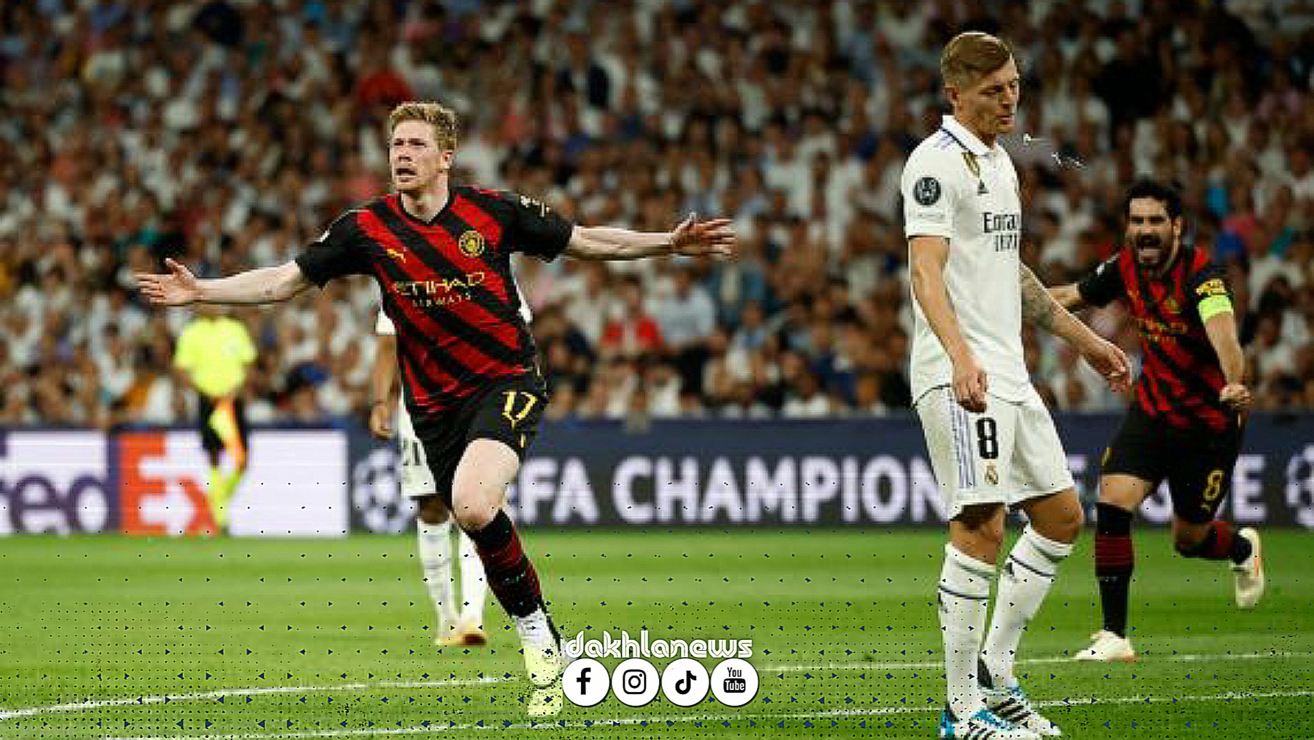 مانشستر سيتي يفرض التعادل على ريال مدريد في نصف نهائي الأبطال