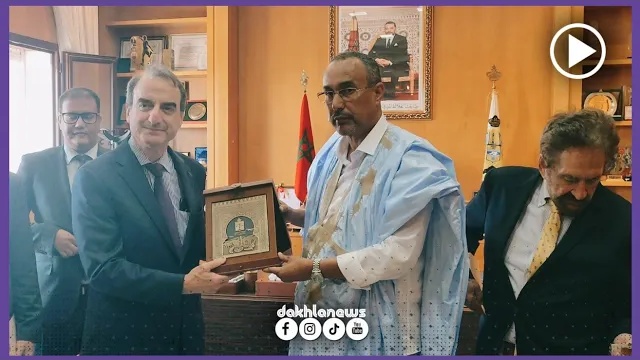 رئيس جهة الداخلة وادي الذهب زيارة وفد من يهود أمريكا