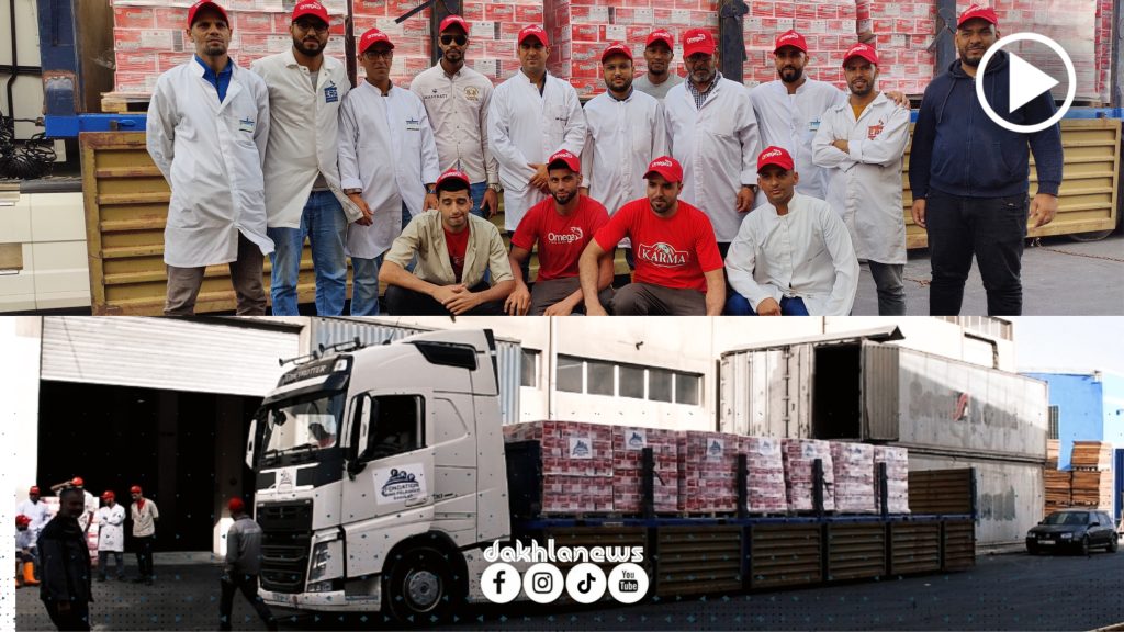 الداخلة.. مجموعة King Pelagique تُرسل أولى شحنات المواد الغدائية للمناطق المتضررة من الزلزال وتتعهد بتوفير النقل لمساعدات المتبرعين