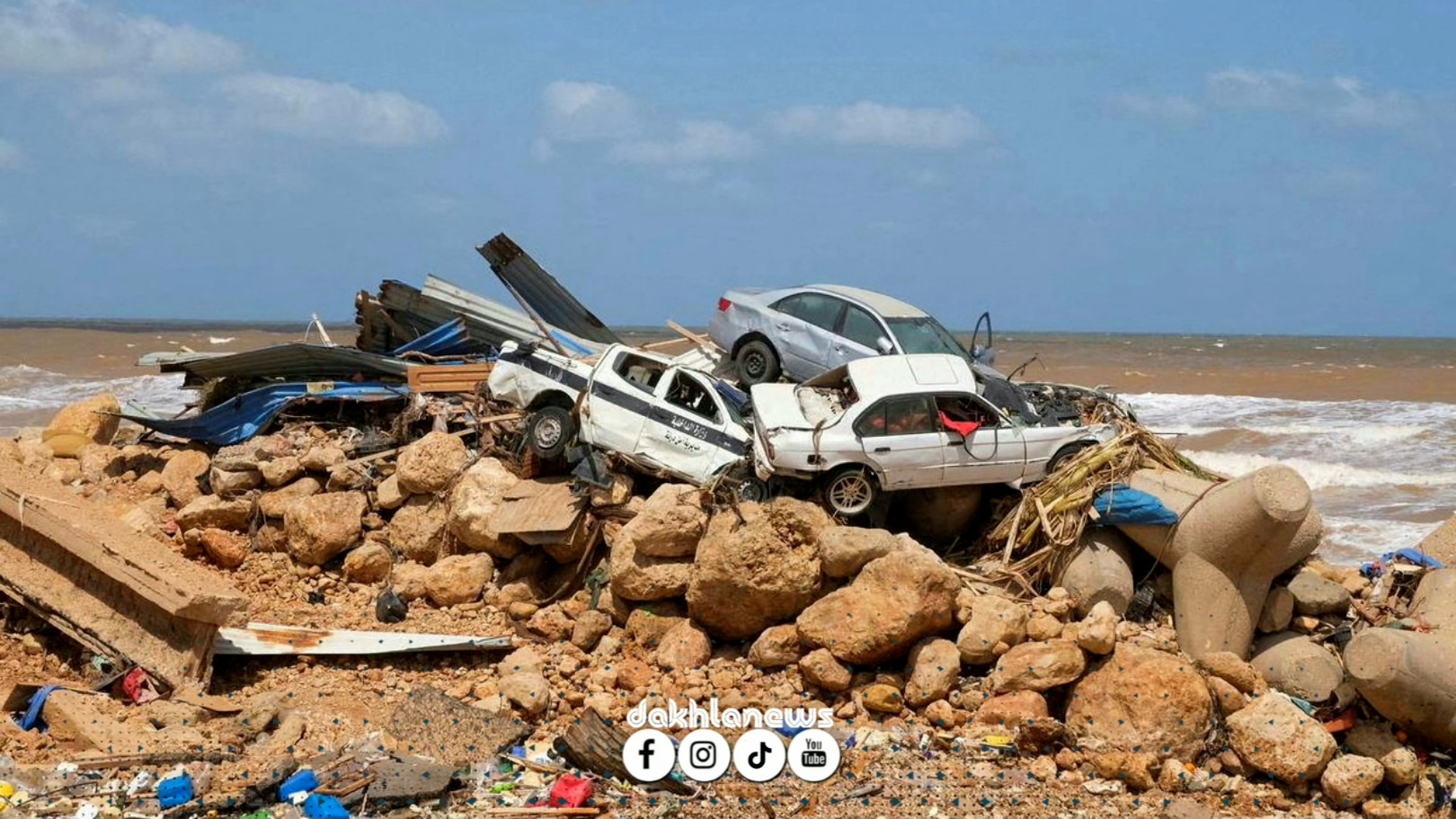 مسؤول ليبي: 6 آلاف قتـ..ـيل وآلاف المفـ..ـقودين جراء إعصار “دانيال”