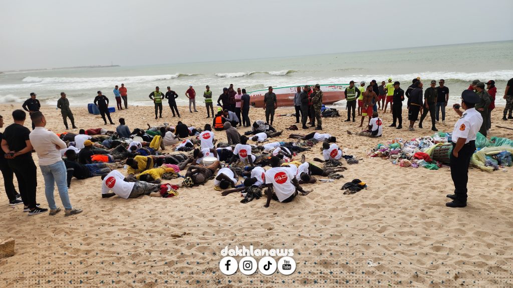 الداخلة .. لحظات رعب عاشها مهـ..ـاجرون غير نظاميون ظلوا عالقين ثمانية ايام في عرض المحيط الأطلسي