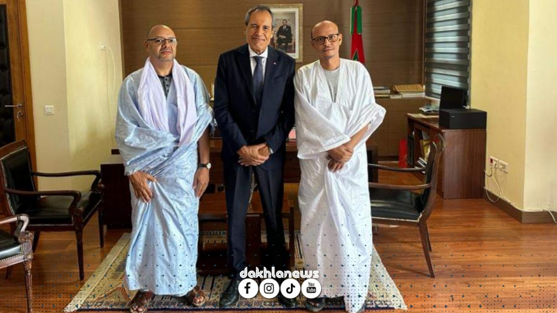 نواكشوط .. وفد عن زاوية الشيخ محمد المامي يُعزي المغرب في ضحايا زلزال الحوز